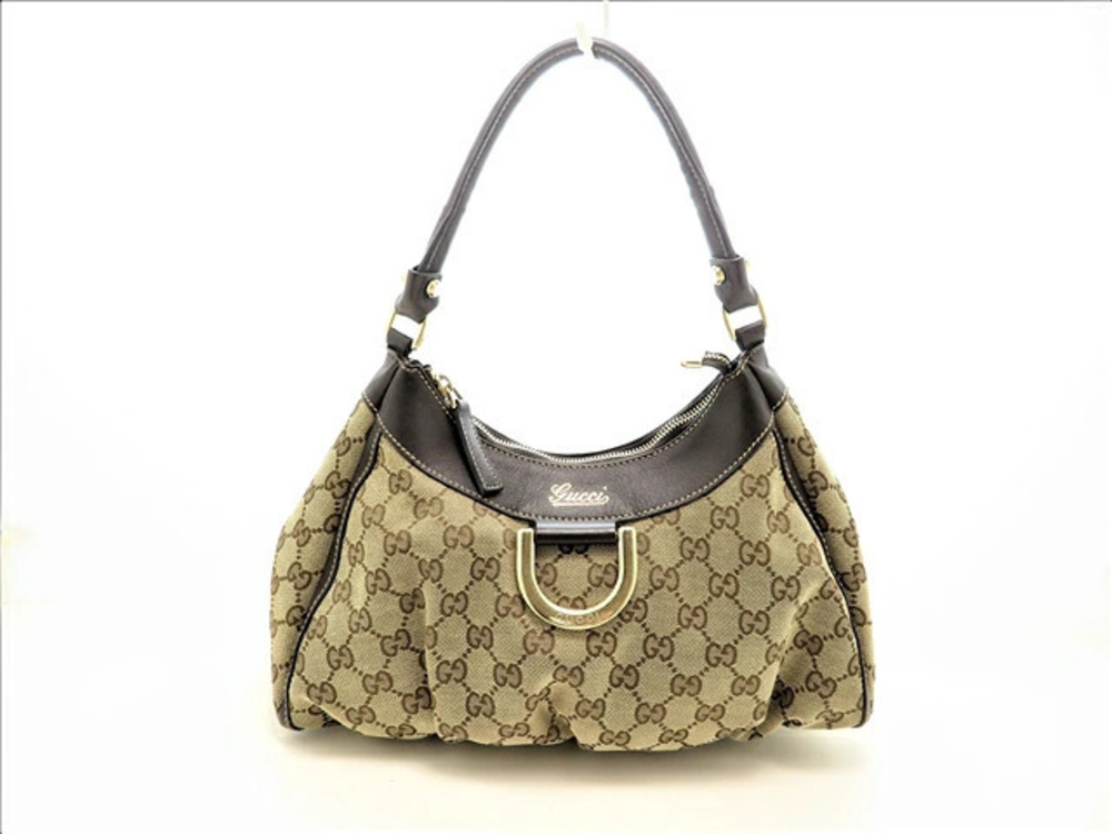 Gucci Bag Hobo Canvas Calfskin